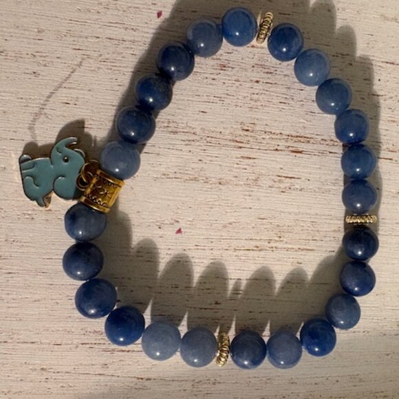 Blue Elephant Harmony Bracelet - Picture 2 of 6